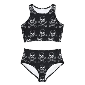 Crossbones Sporty Bikini Set