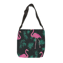 Large Print Flamingos Adjustable Tote Bag