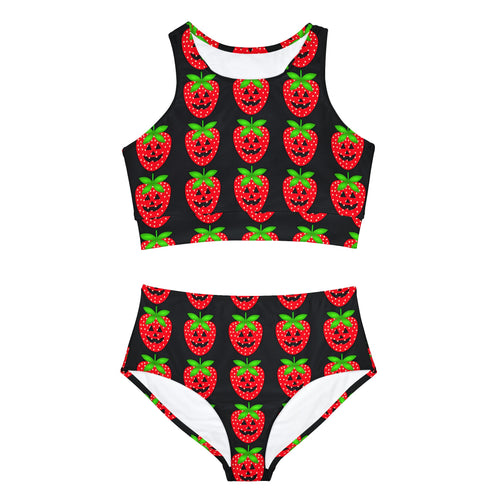 Strawberries Sporty Bikini Set