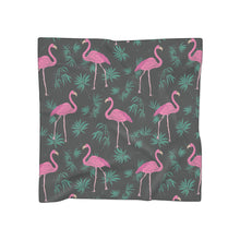 Flamingo Print Poly Scarf