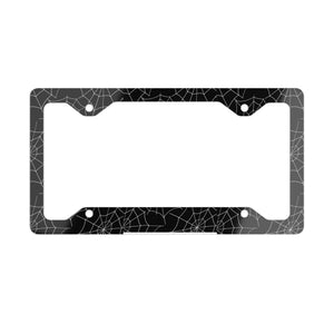 Tangled Web Metal License Plate Frame