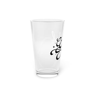 Wicked Sisters Logo Pint Glass, 16oz