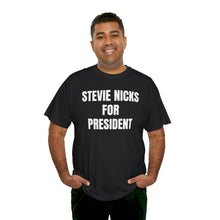 Stevie Nicks For President (Black) Unisex Heavy Cotton Tee