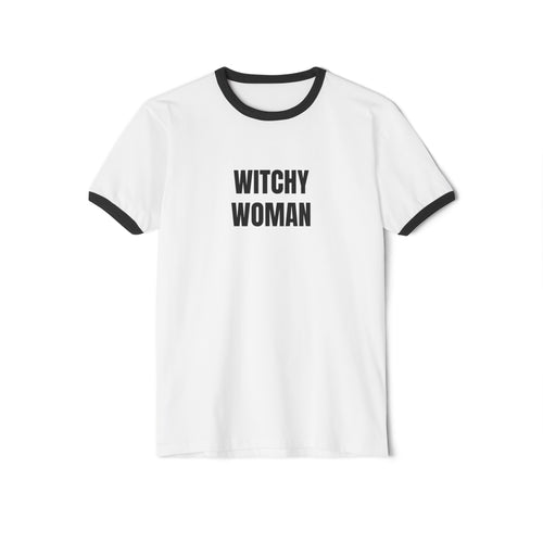 Witchy Woman Unisex Cotton Ringer T-Shirt