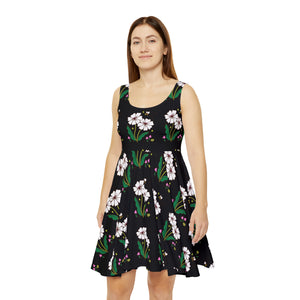 Eyes On Me Flowers Women's Skater Dress