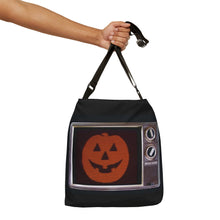 TV Pumpkin Adjustable Tote Bag