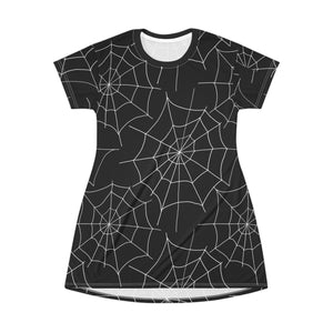 Spiderwebs T-Shirt Dress