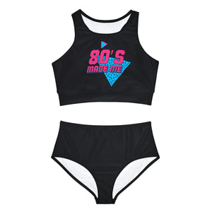 New Wave 80s Baby Sporty Bikini Set