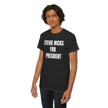 Stevie Nicks For President (Black) Unisex Heavy Cotton Tee