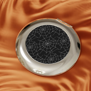 Spiderwebs Compact Travel Mirror