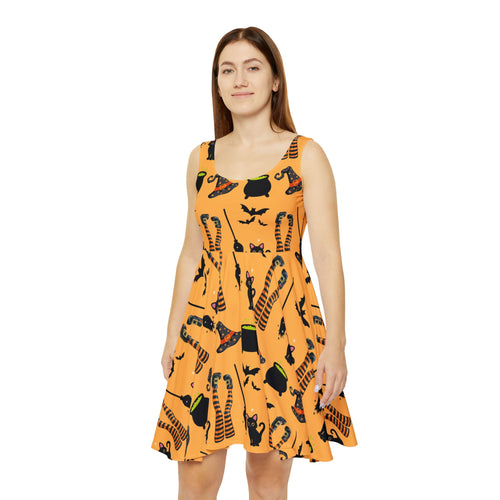 The Witch Is In Women's Skater Dress