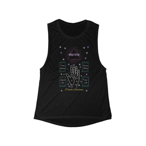 New! Psychic Readings Women's Flowy Scoop Muscle Tank