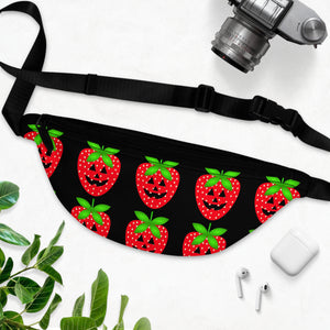 Summerween Strawberries Crossbody Fanny Pack