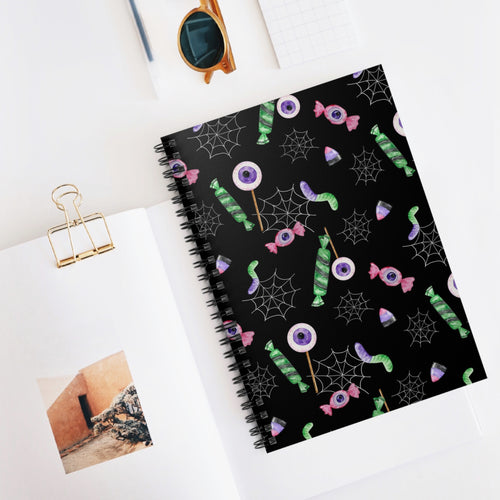 Spooky Spiral Notebook - Ruled Line