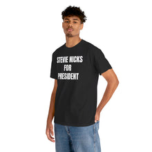 Stevie Nicks For President (Black) Unisex Heavy Cotton Tee