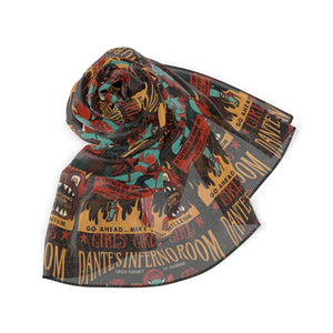 Dante’s Inferno Poly Sheer Scarf