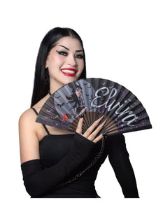 Elvira Bewitched Fabric Fan