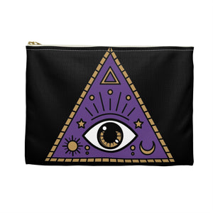 Evil Eye Makeup and Accessory Pouch