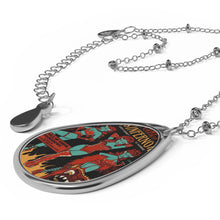 Dante’s Inferno Room Oval Necklace