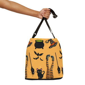 The Witch IsIn Adjustable Tote Bag