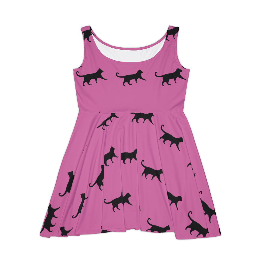 Cat Walk 🐈‍⬛ Women's Skater Dress