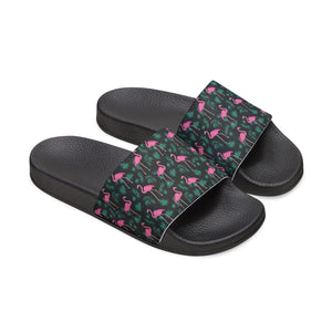 Flamingo print Women's Removable-Strap Sandals