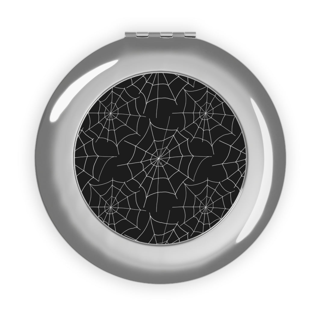 Spiderwebs Compact Travel Mirror