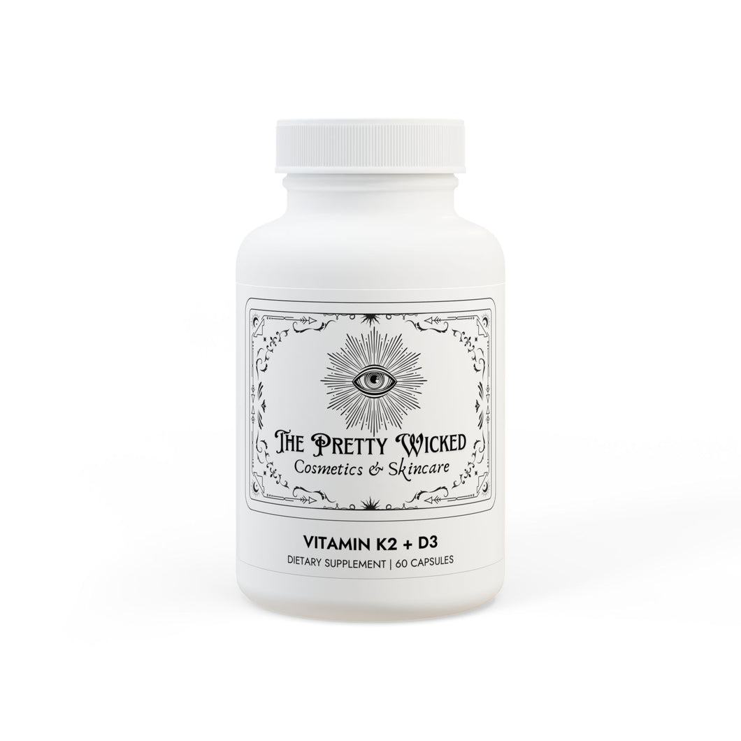 The Pretty Wicked Vitamin K2 + D3 Supplement (60 Capsules)