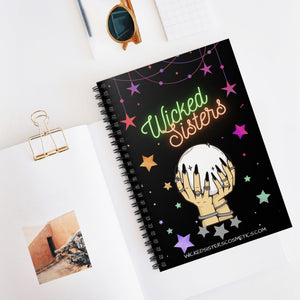 Wicked Sisters Cosmetics Spiral Notebook - Ruled Line