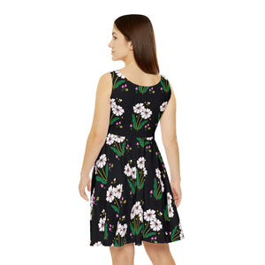 Eyes On Me Flowers Women's Skater Dress