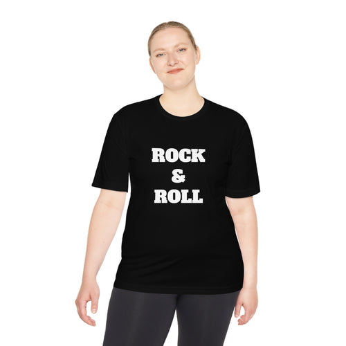 Rock &Roll Unisex Moisture Wicking Tee