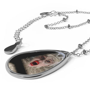 Lucy Vampire Oval Necklace