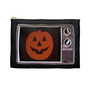 TV Pumpkin Makeup and Accessory Pouch