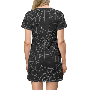 Spiderwebs T-Shirt Dress