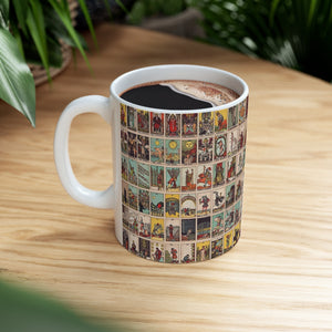 Wicked Tarot Cards Ceramic Mug, 11oz