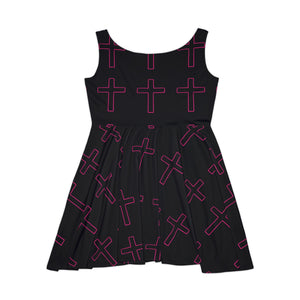 Mary On A Cross Women's Skater Dress