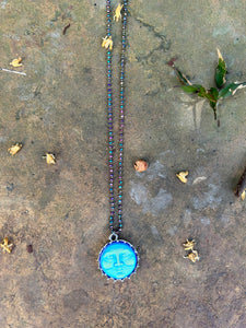 Witches Moon Iridescent Necklace - by Haus of Witches