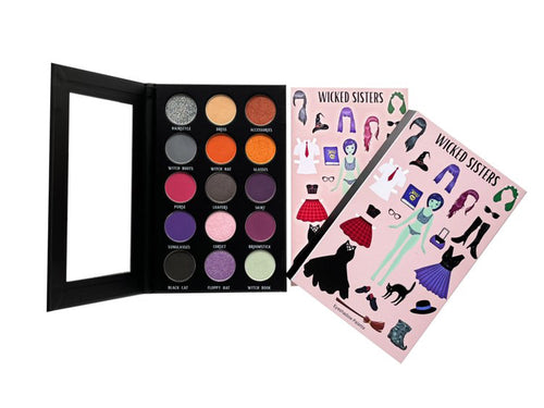 New! Wicked Witch Paper Doll Eyeshadow Palette 🐈‍⬛🕶️🧹👗