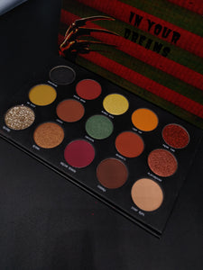 New! In Your Dreams Eyeshadow Palette-(Freddy Krueger Inspired) sign up on website for notifications on restock!