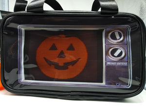 New! TV Pumpkin Makeup Bag Purse