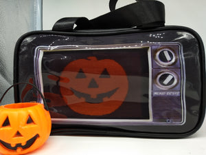 New! TV Pumpkin Makeup Bag Purse