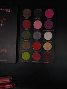 Querida Eyeshadow Palette (Morticia Addams inspired) Limited Edition