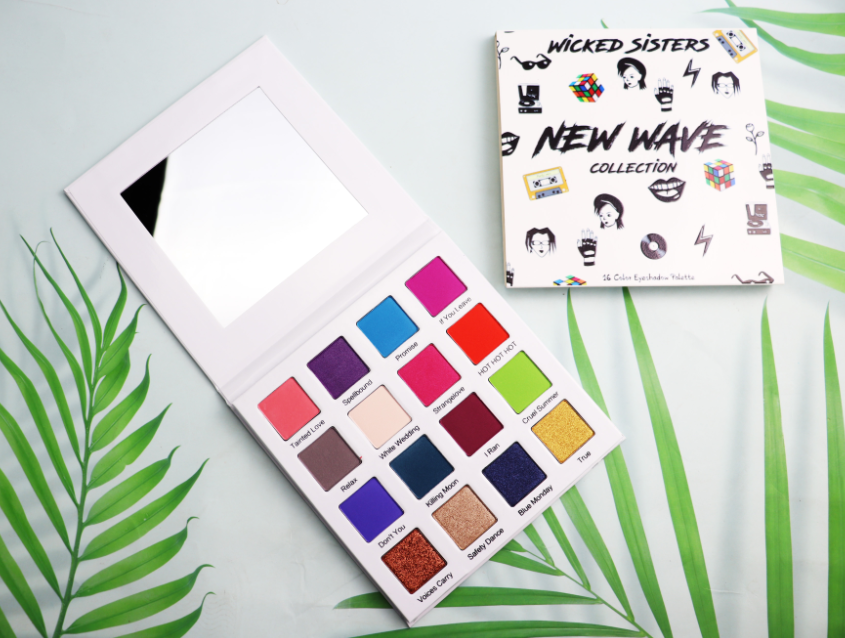 New Wave Collection 16 Color Eyeshadow Palette (80s Synthwave inspired)