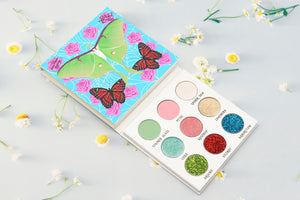 Wicked Sisters x Wax Poetic Clothing 9 color Eyeshadow Palette (Victorian Aboretum)